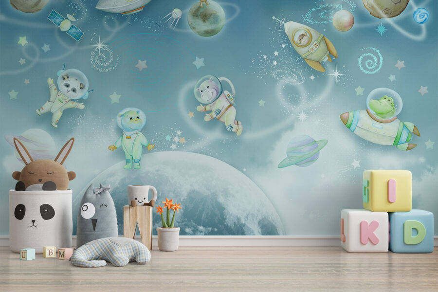 Wall mural Cosmic Animals