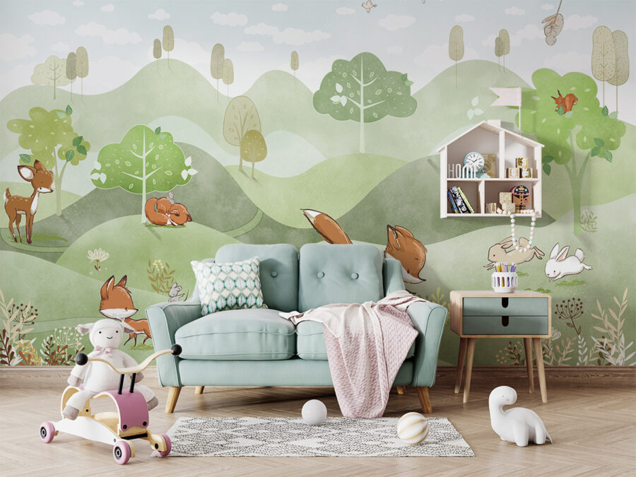 Wall mural Happy Meadow