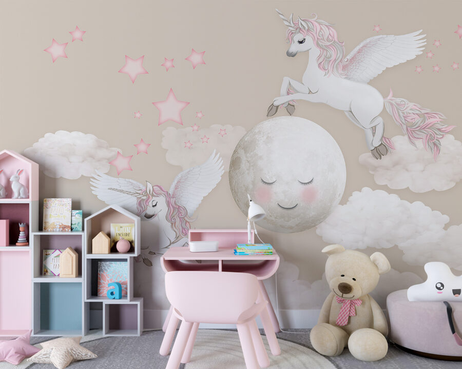 Wall mural Fairytale Unicorns