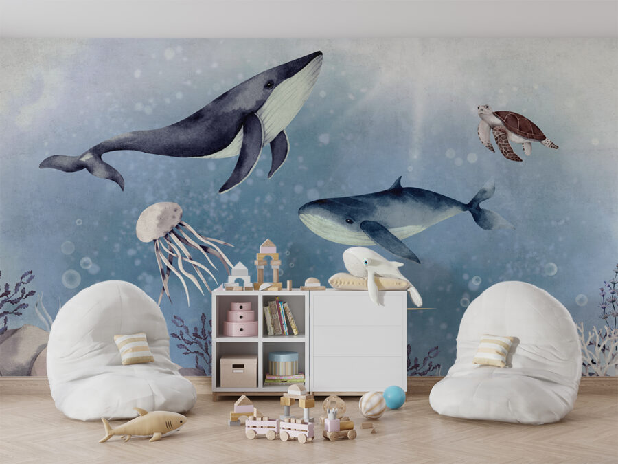 Mural Creaturi oceanice