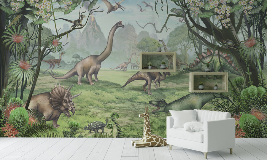 Dinosauri mural