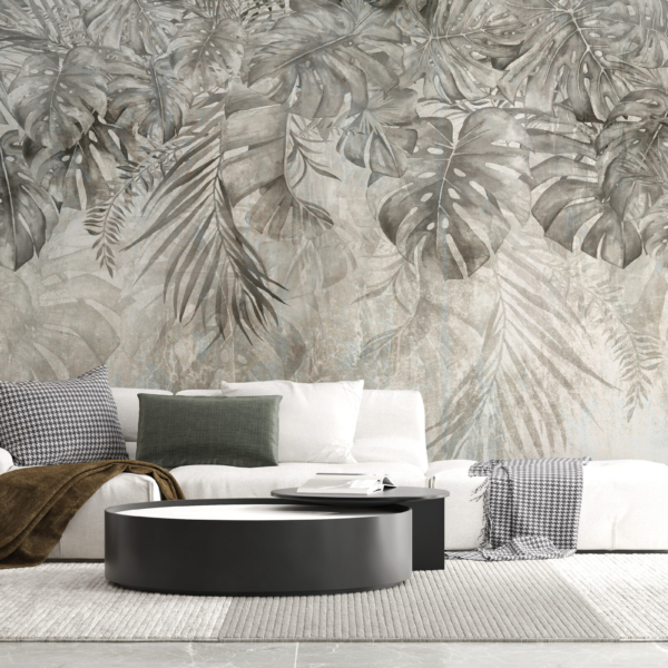 Mural de frunze de Monstera