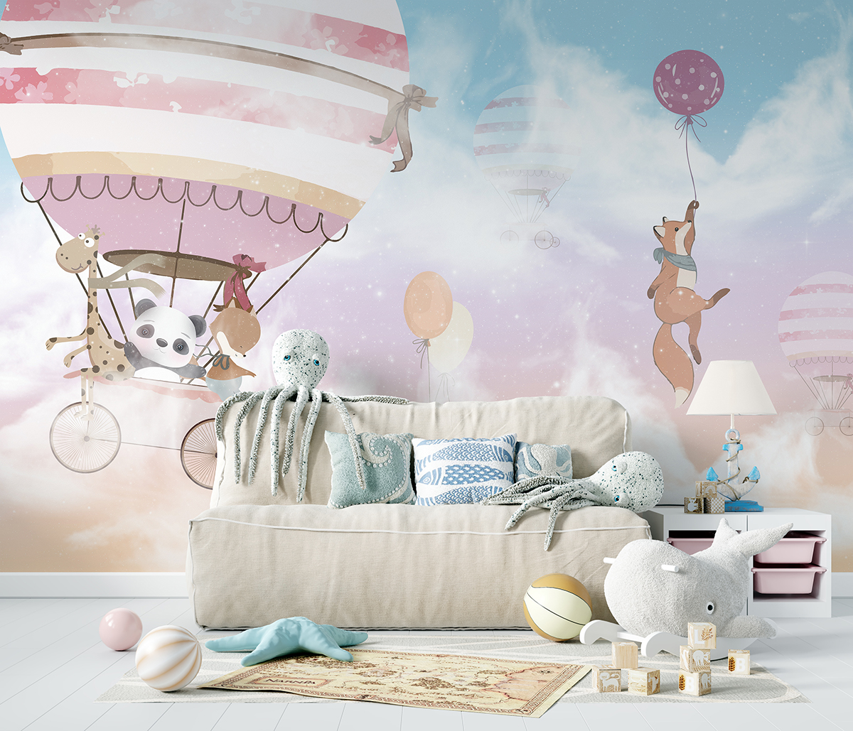 Wall mural Colorat vis de zbor