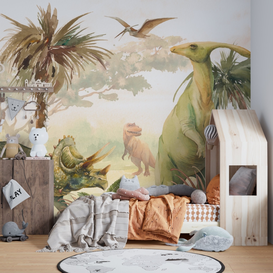 Mural Lumea dinozaurilor