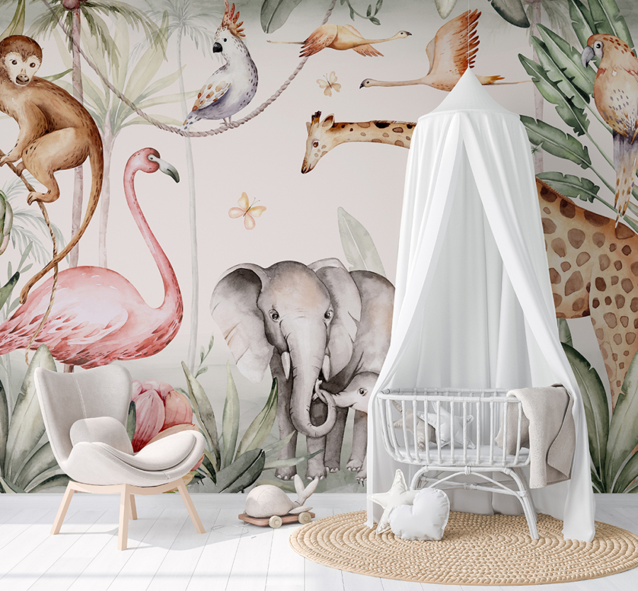 Mural Animale exotice
