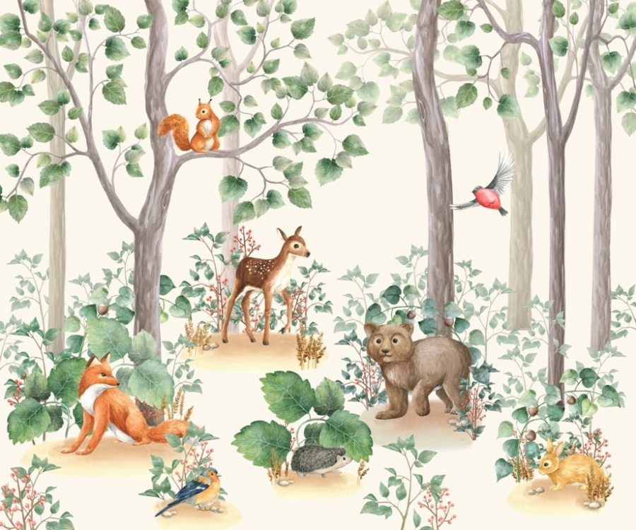 Foto tapet Animale de pădure - imagine 3