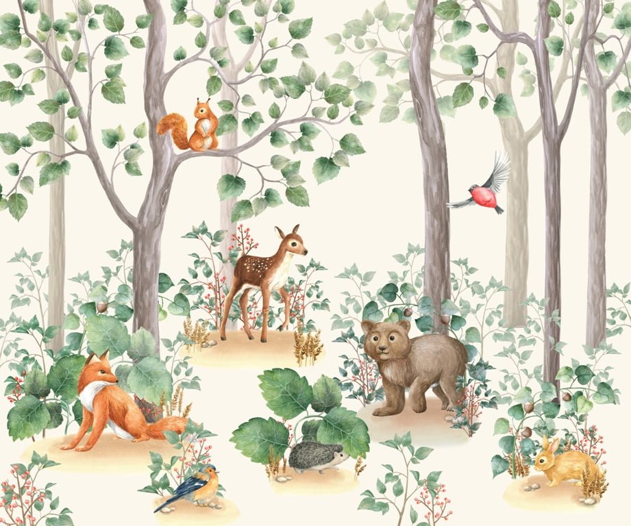 Foto tapet Animale de pădure - imagine 3