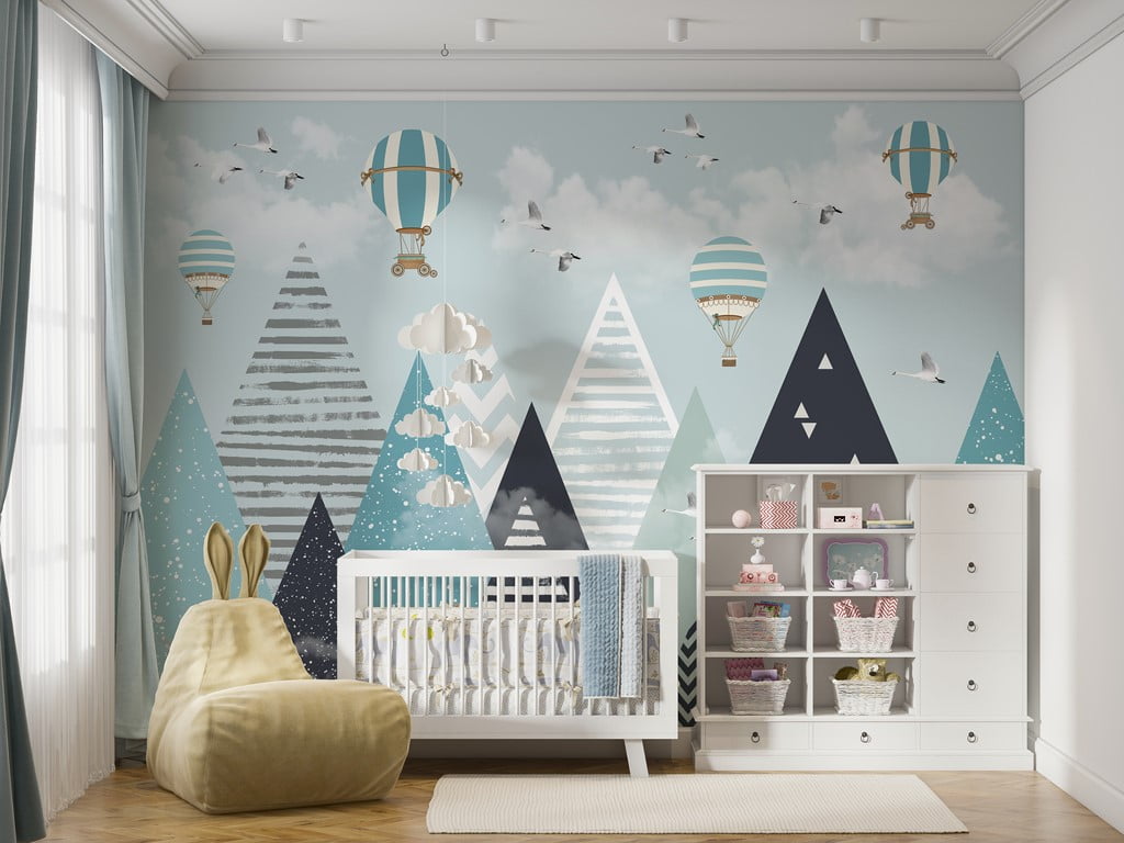 Wallpaper Baloane peste Blue Mountains