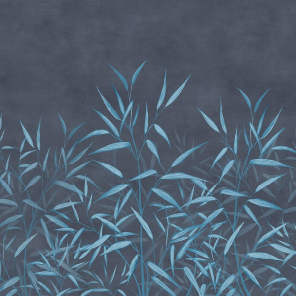 Blue Leaves tapet de fundal