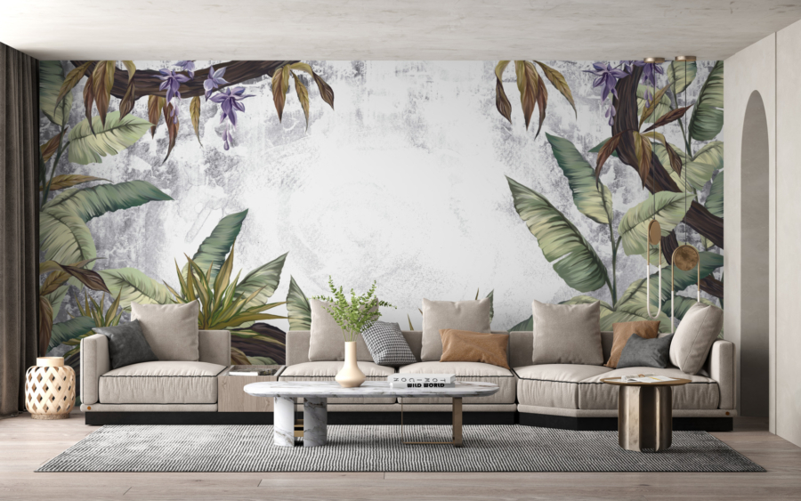 Mural Punctul alb în Tropics