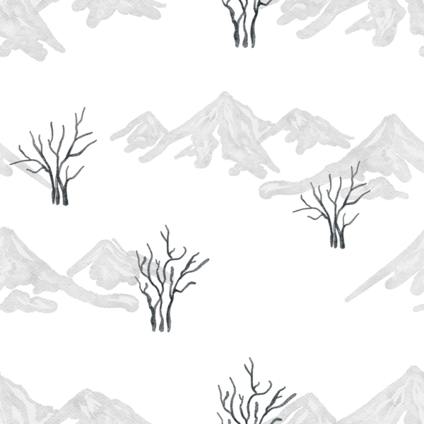 Perete mural White Mountains