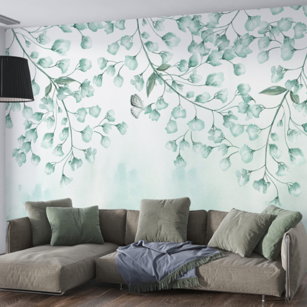 Copac albastru Mural
