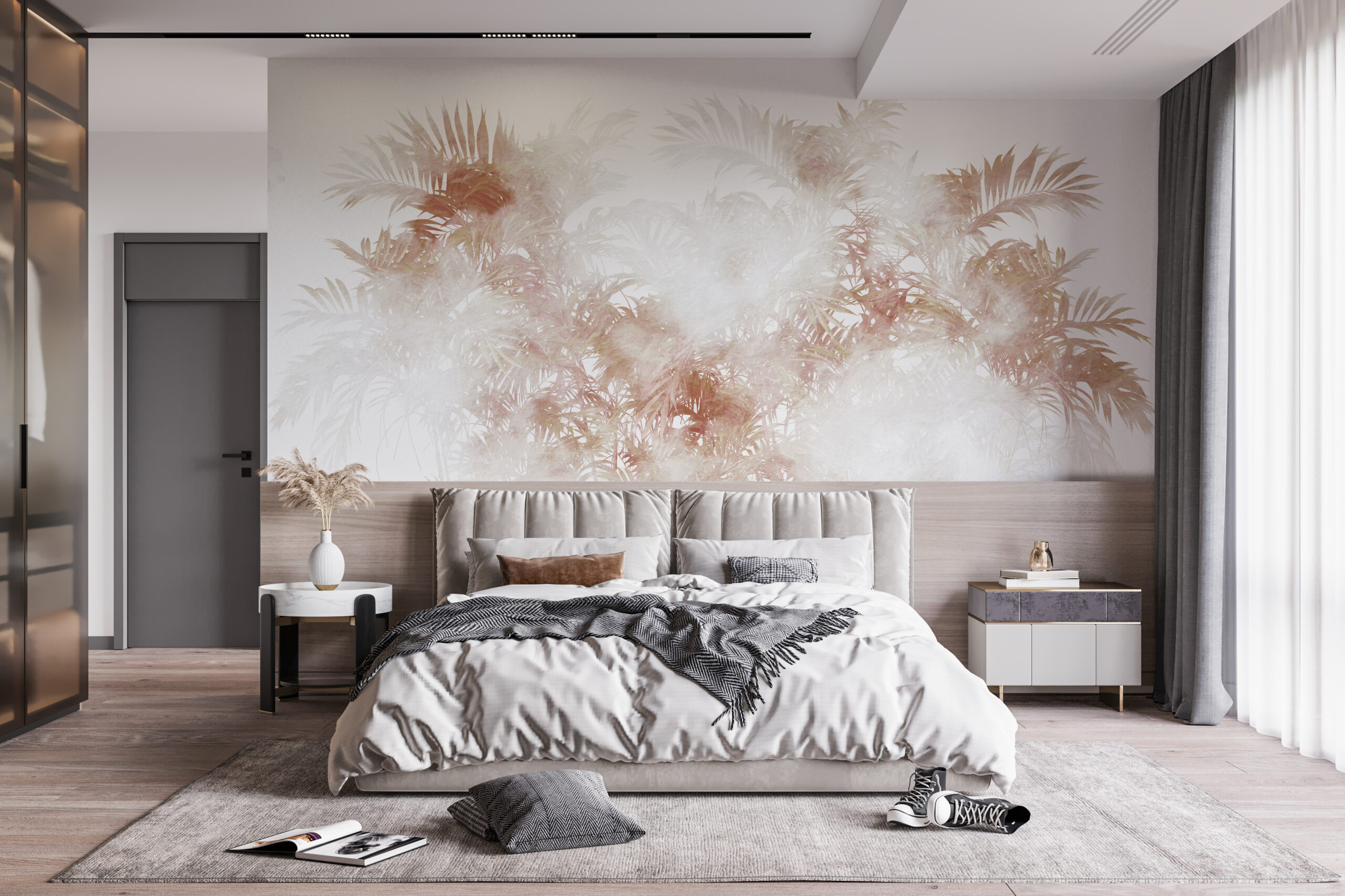 Mural Brown Palmieri în ceață