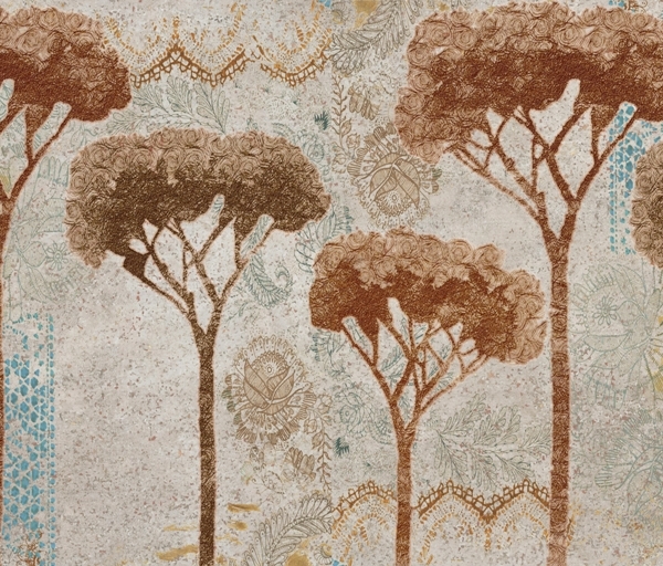 Mural Brown Pine