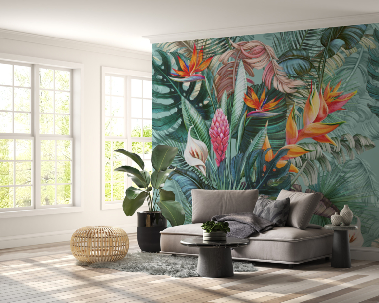 Fototapet Buchet de flori tropicale