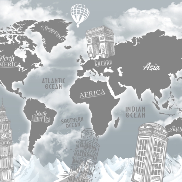 Tablou mural The Whole World