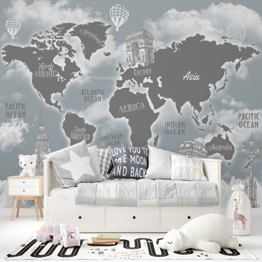 Tablou mural The Whole World