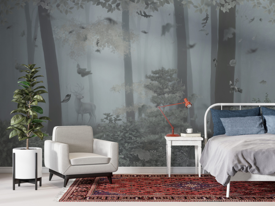 Foto tapet de fundal Dark Forest