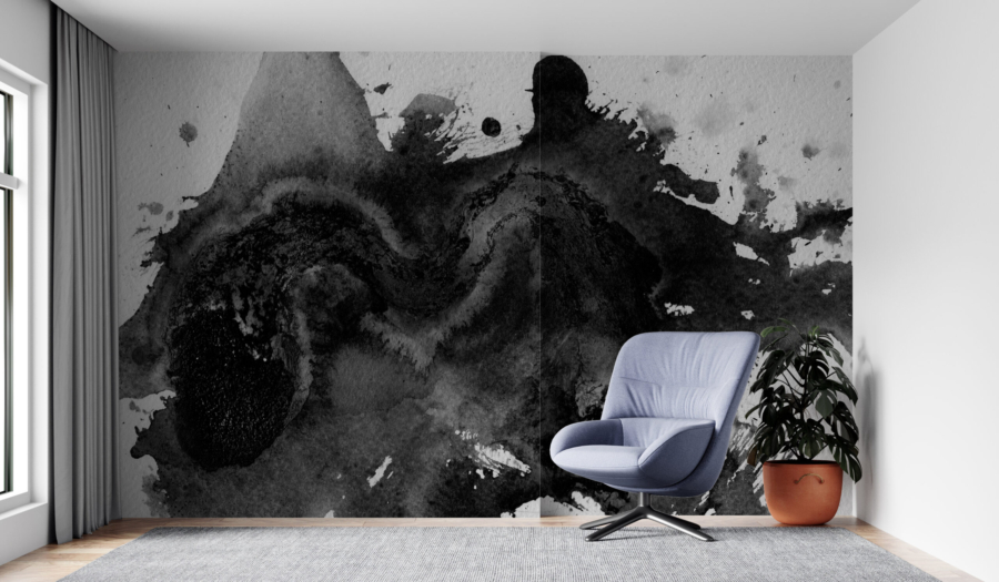 Black Blob mural