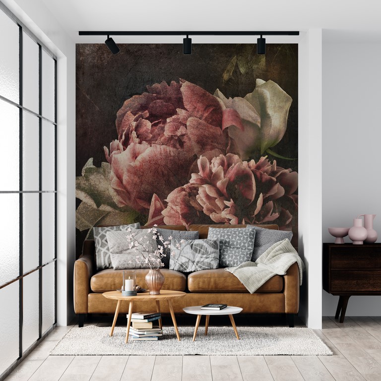 Mural Red Bouquet
