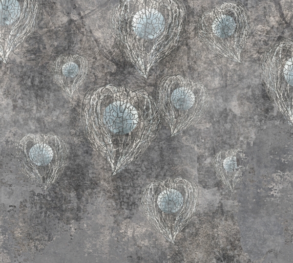Mural Delicate Grey