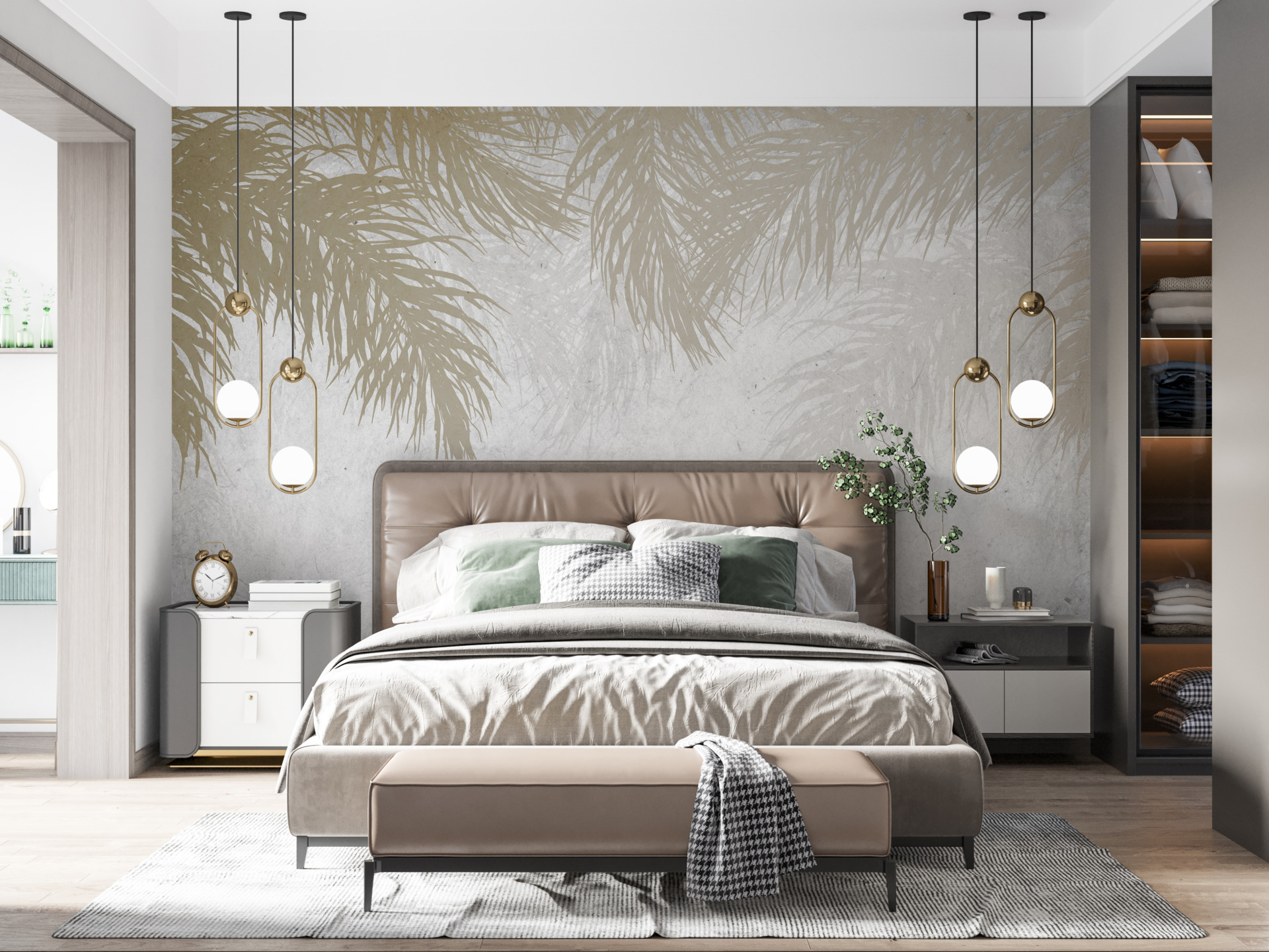 Mural Delicatețea frunzelor