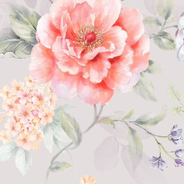 Foto tapet Delicate Pink Flower