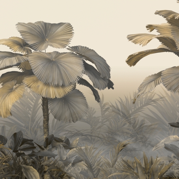 Fotomontaj tropical copaci 3D