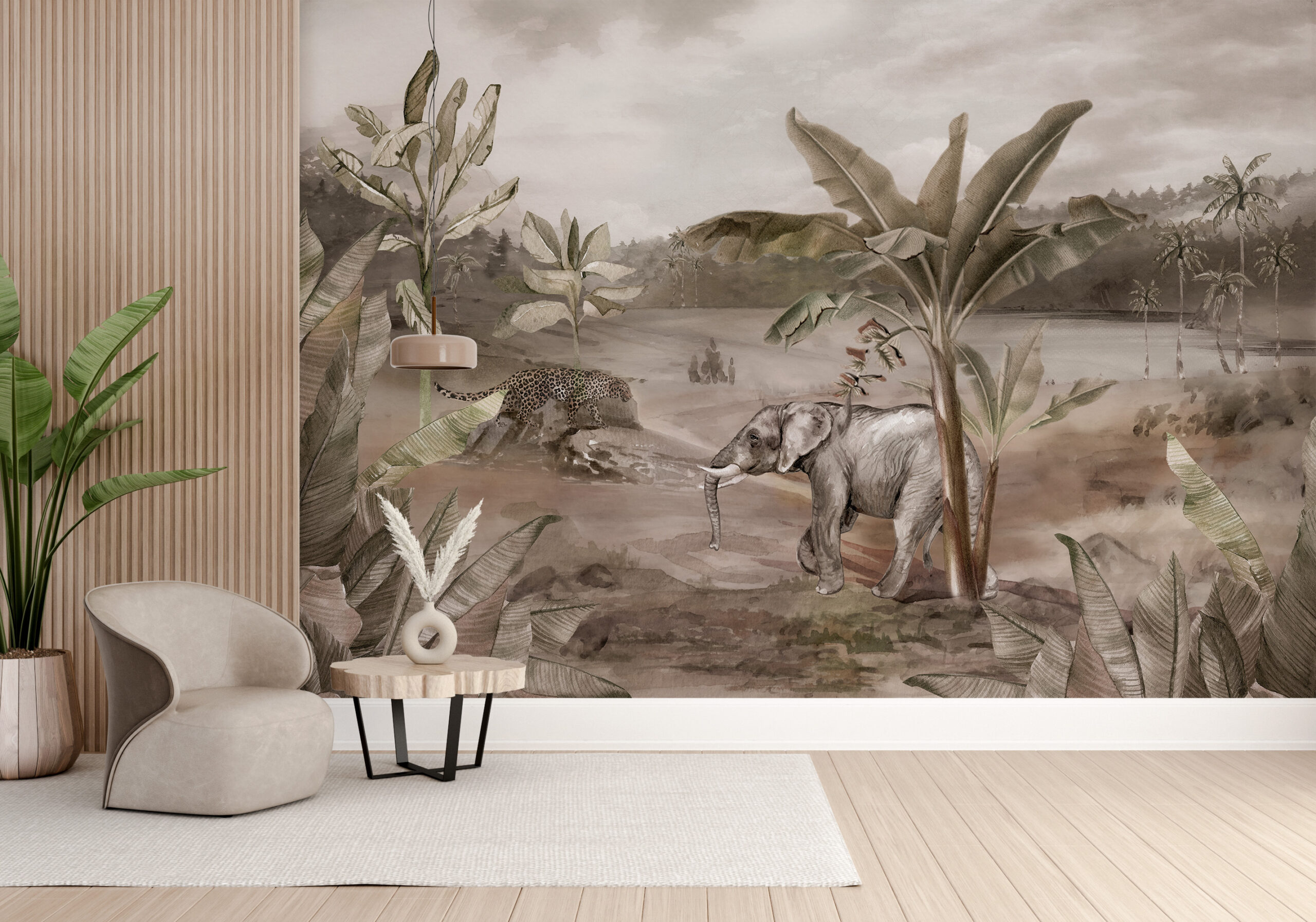 Mural Africa sălbatică