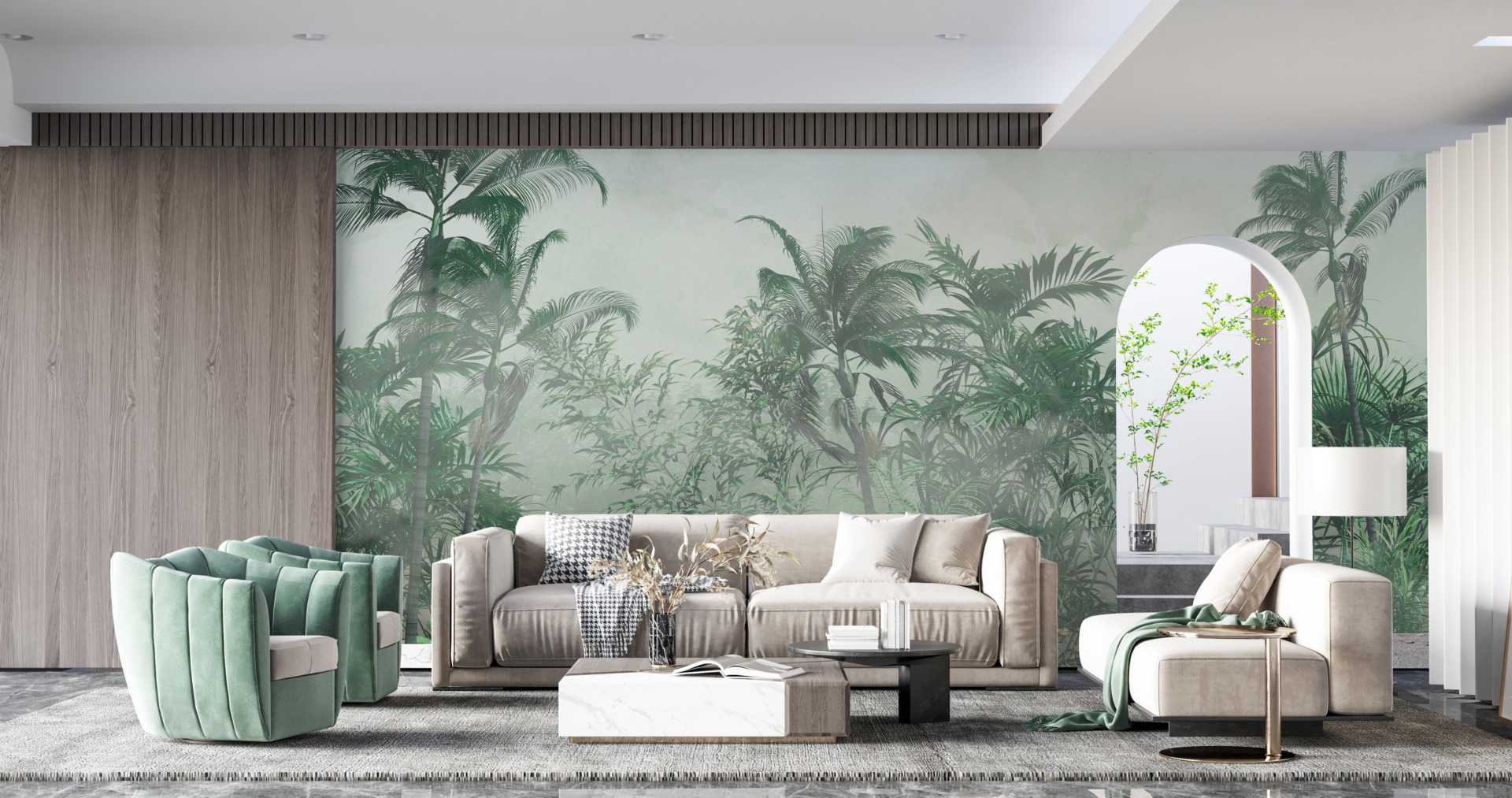 Mural Exotic Fog