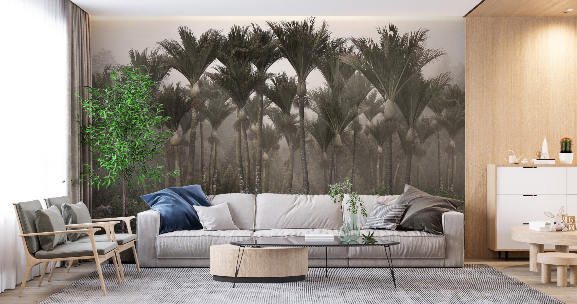 Mural Exotic Lake