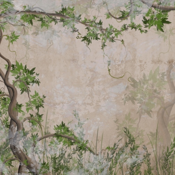 Mural Exotic Vines