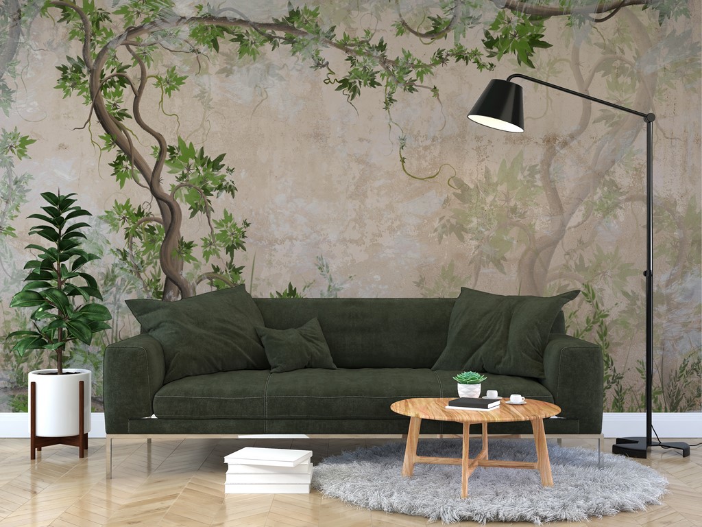 Mural Exotic Vines