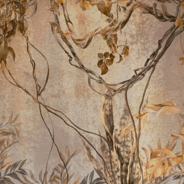 Mural Exotic Vines
