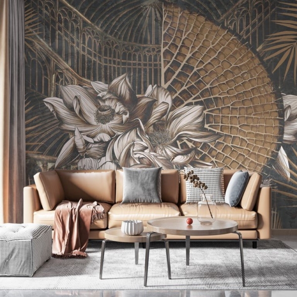 Exotic Flower mural