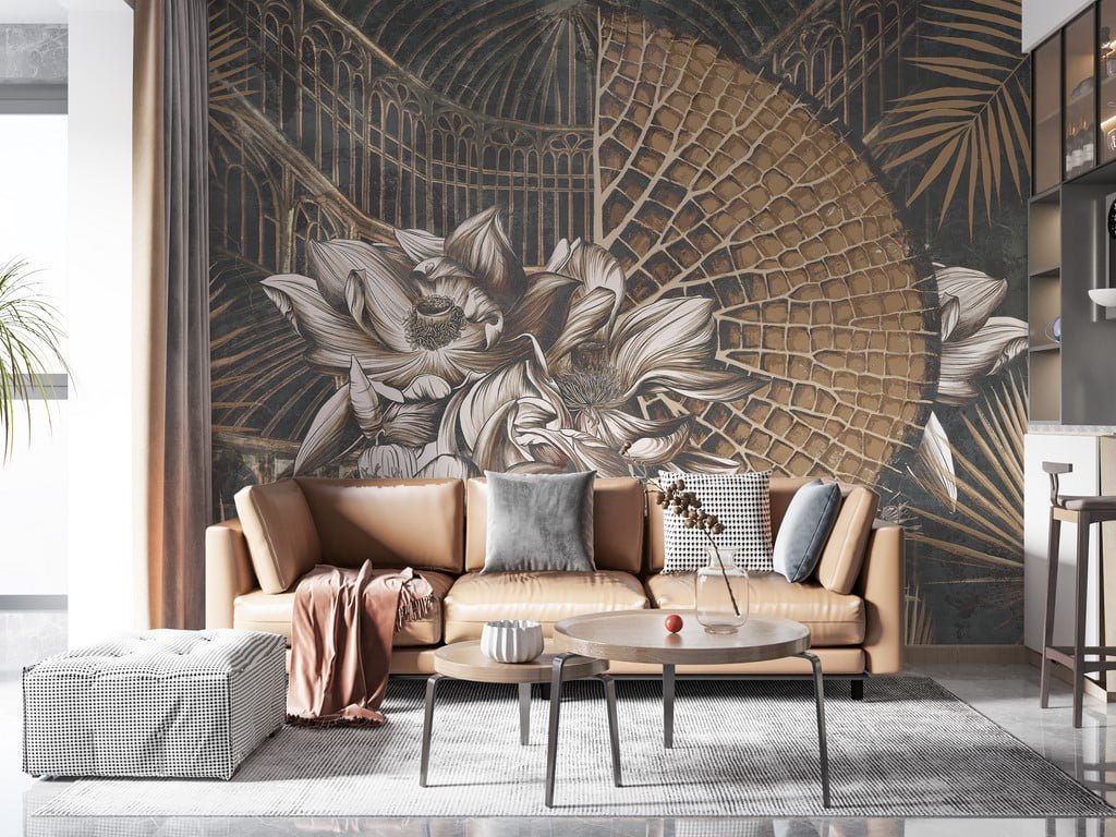 Exotic Flower mural