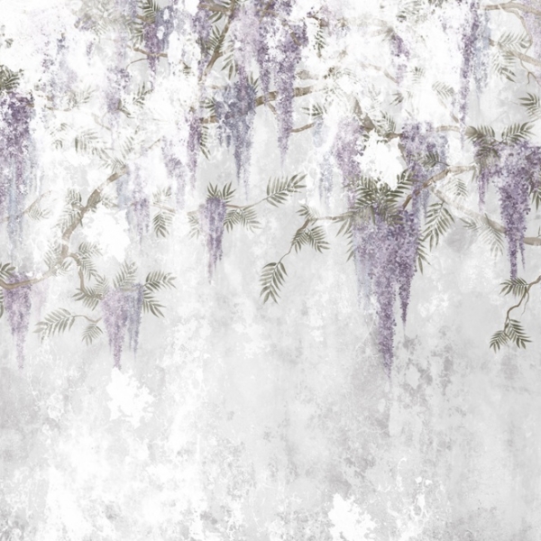 Mural flori violet