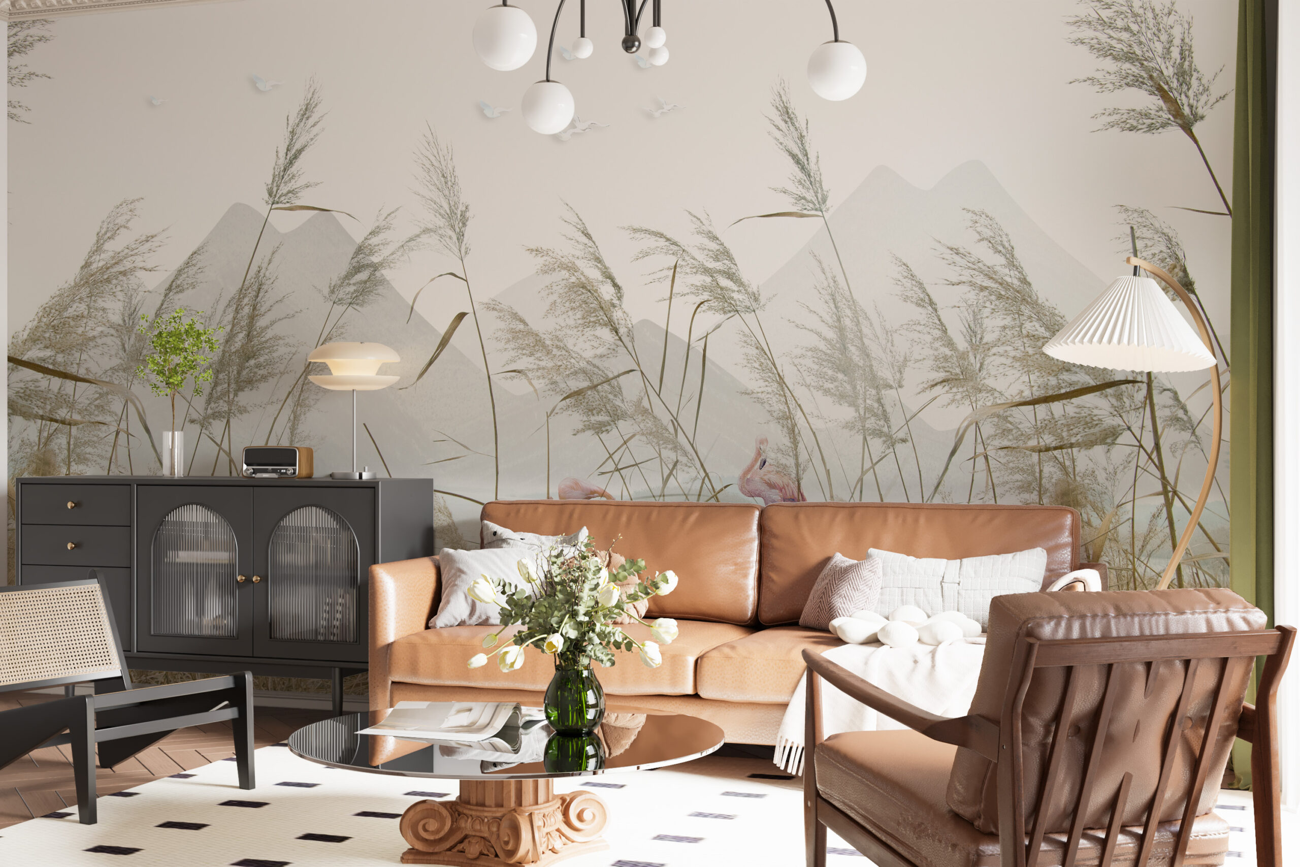 Mural Mountain Lake