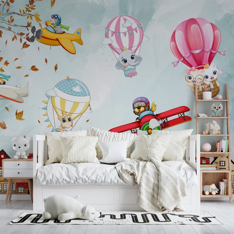 Tablou mural Animale colorate