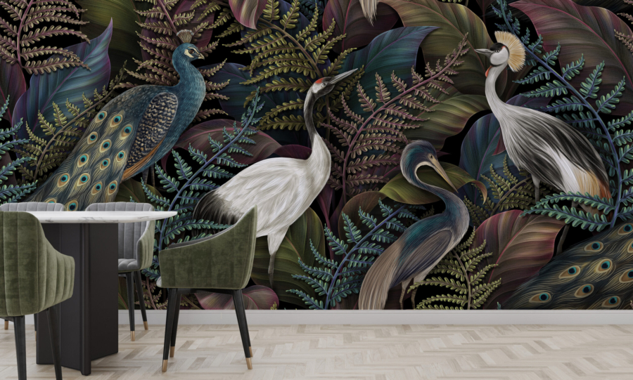 Royal Birds Mural