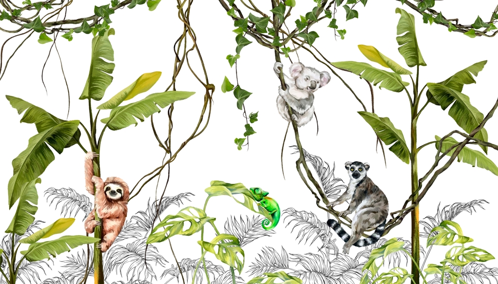 Fototapeta-Lemur-Na-Lianie_2255305225-1