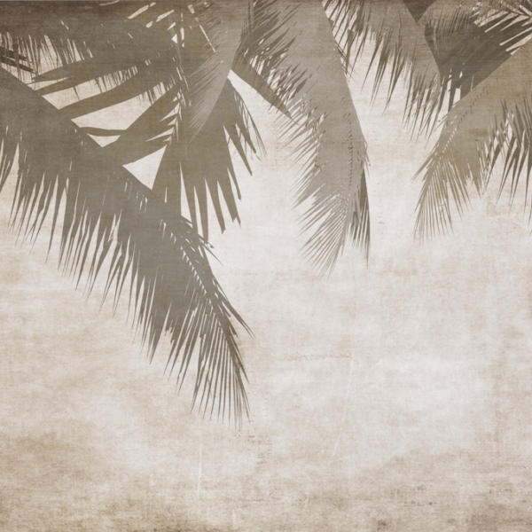 Fotografie murală Frunze în Sepia