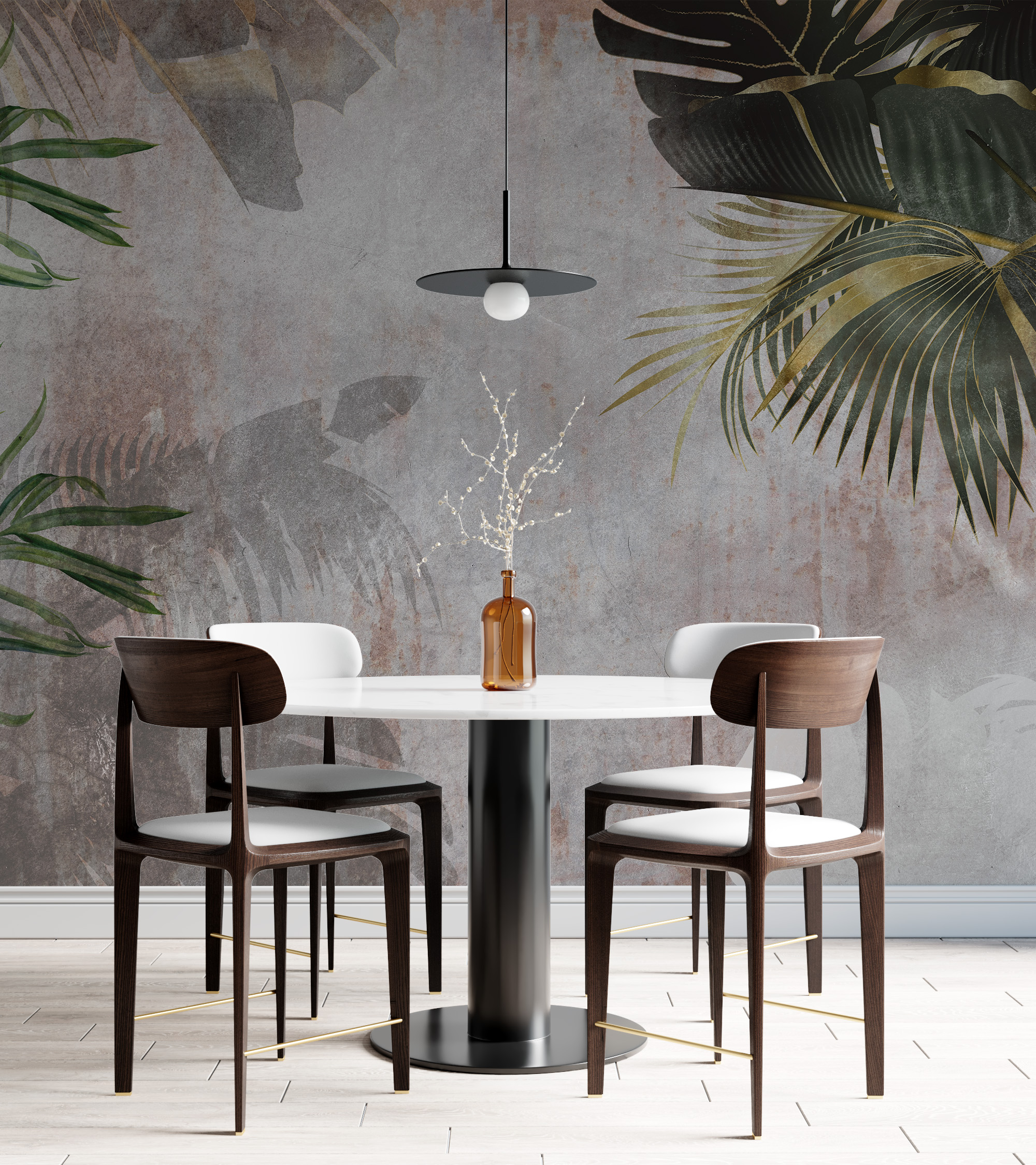 Tablou mural Frunze verzi