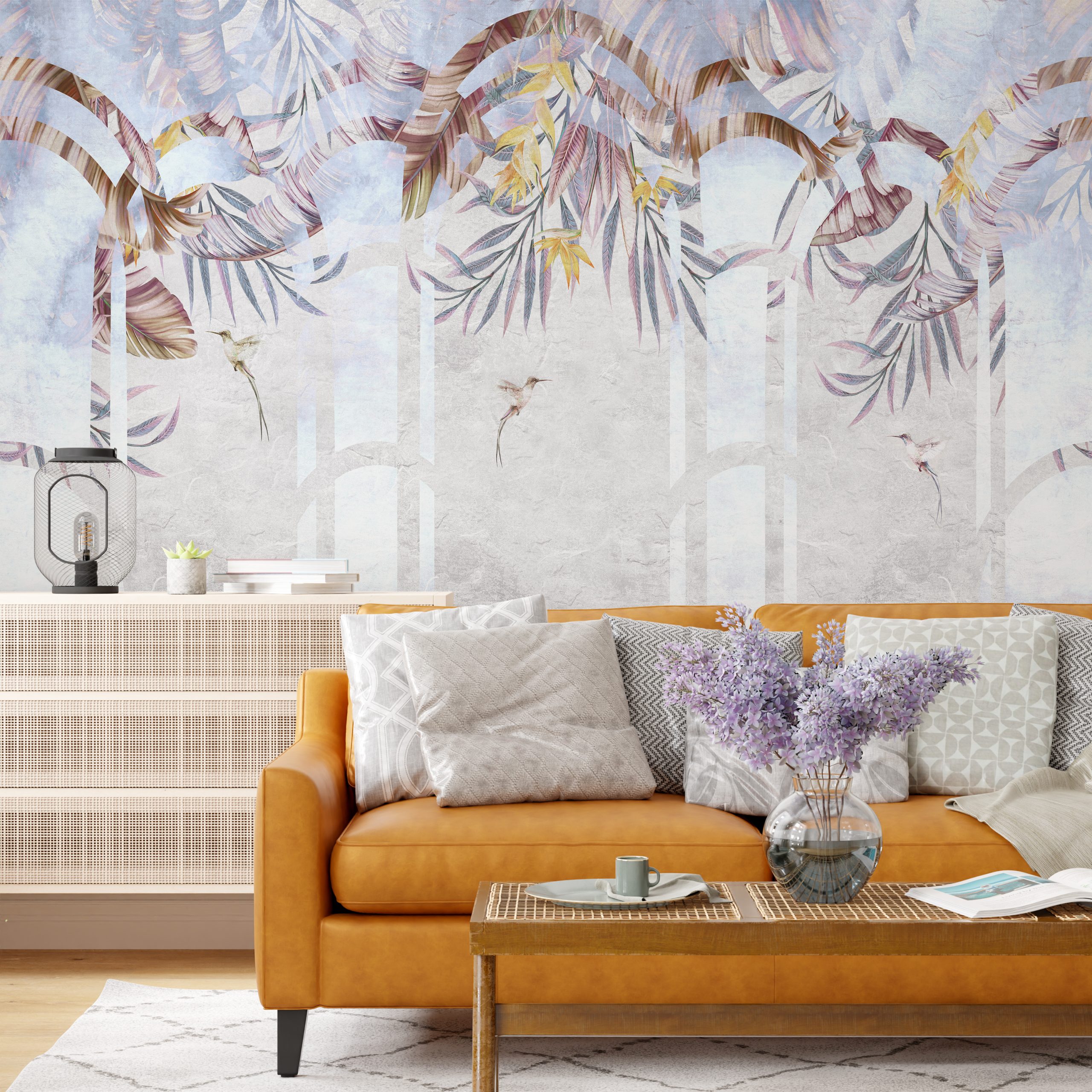 Tablou mural Păsări mici în 3D