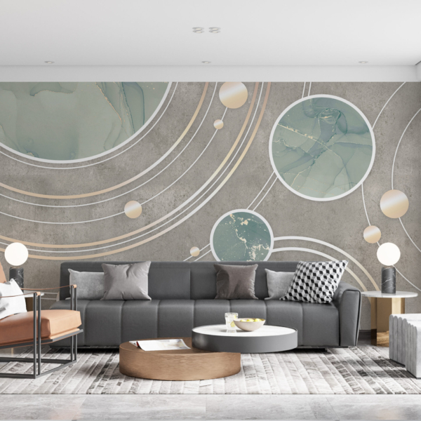 Tablou mural Marble Dance Planet