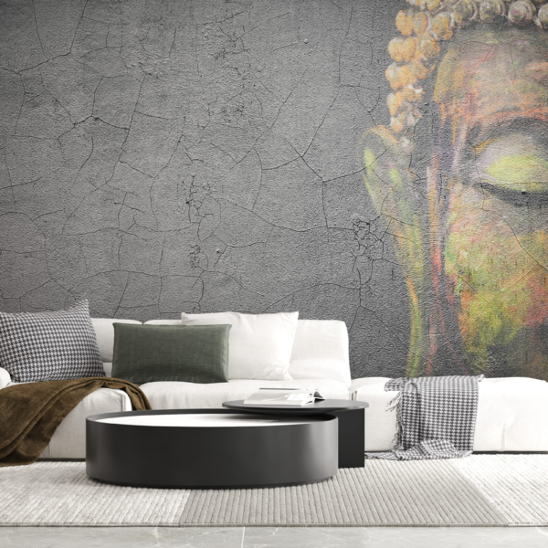 Mural Young Buddha