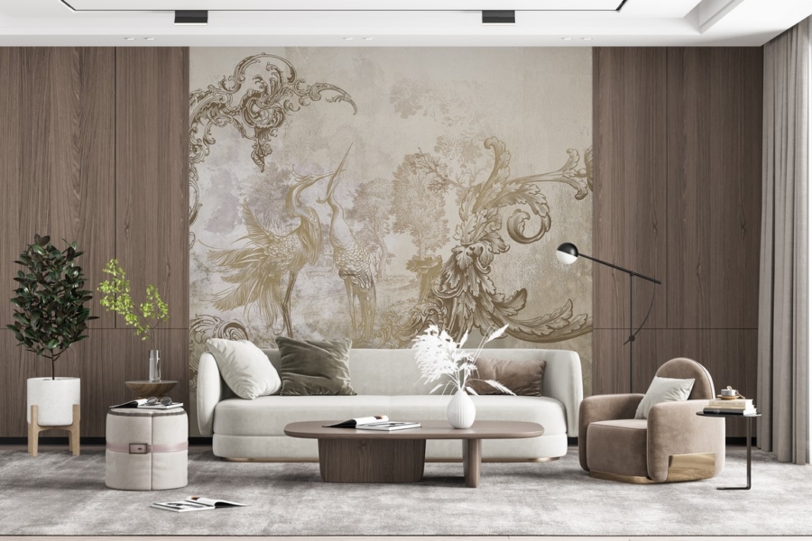 Wall mural Motivul plantelor