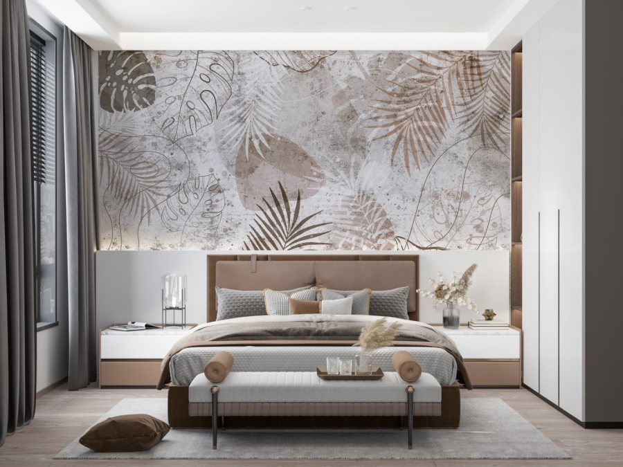 Mural de frunze tropicale
