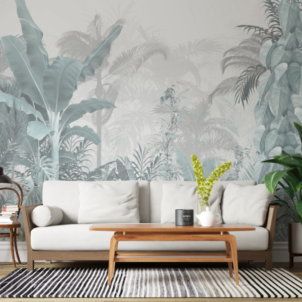 Mural Blue Jungle