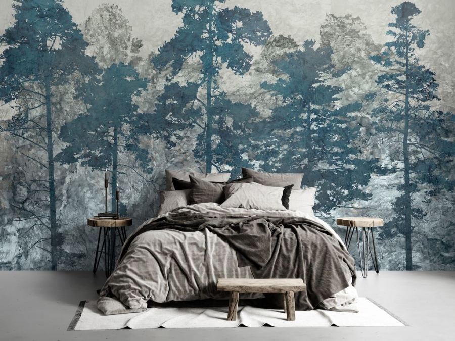 Blue Forest tapet
